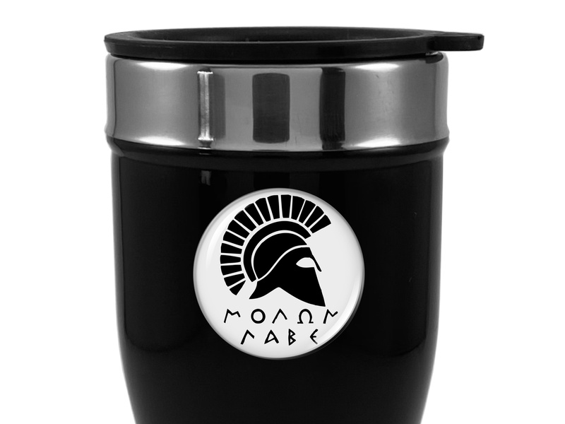 Travel Mug with Molon Labe Logo